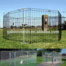 Galvanized diamond welded wire mesh for outdoor dog fence& chain link fence for outdoor dog kennel